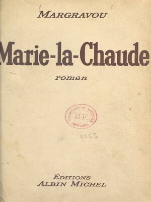 cover image of Marie-la-Chaude